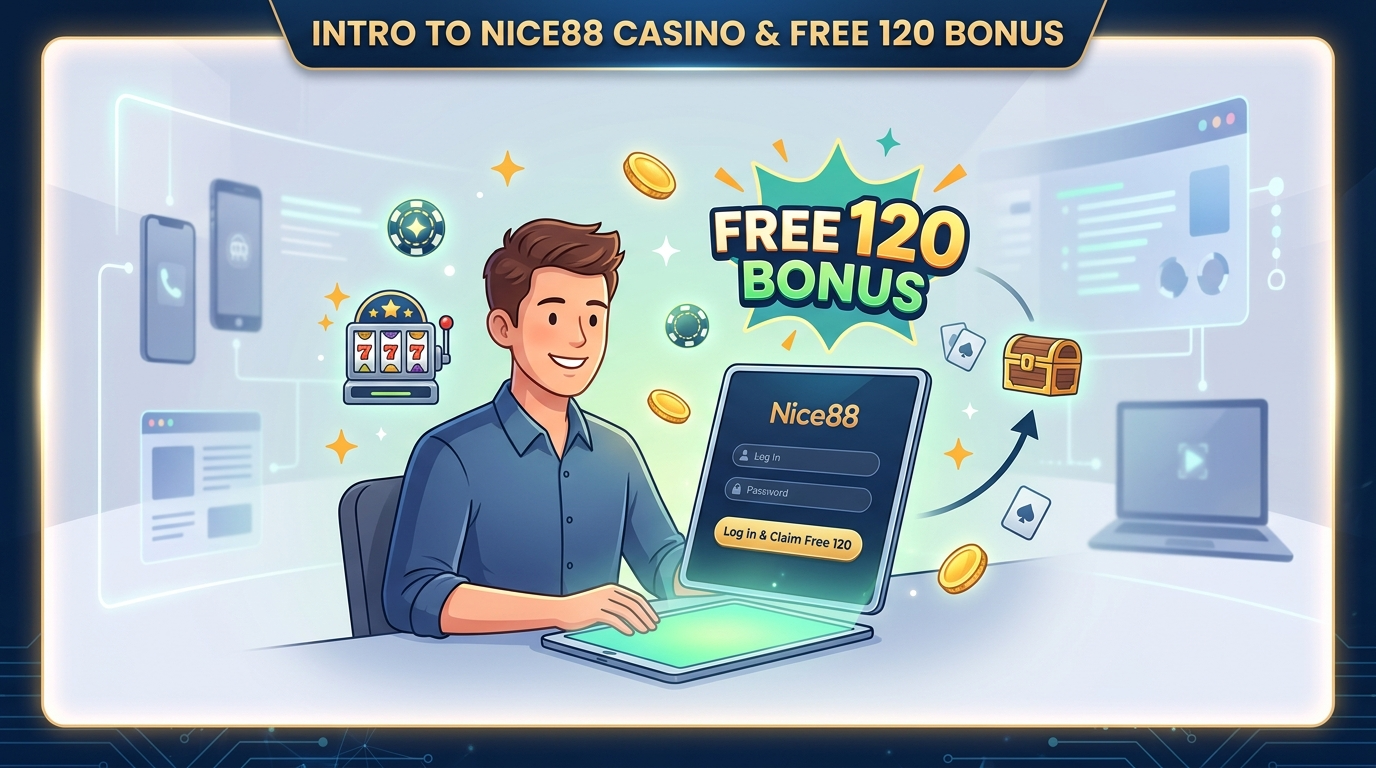 Nice88 free 120 login: Introduction to Nice88 Casino & Free 120 Bonus