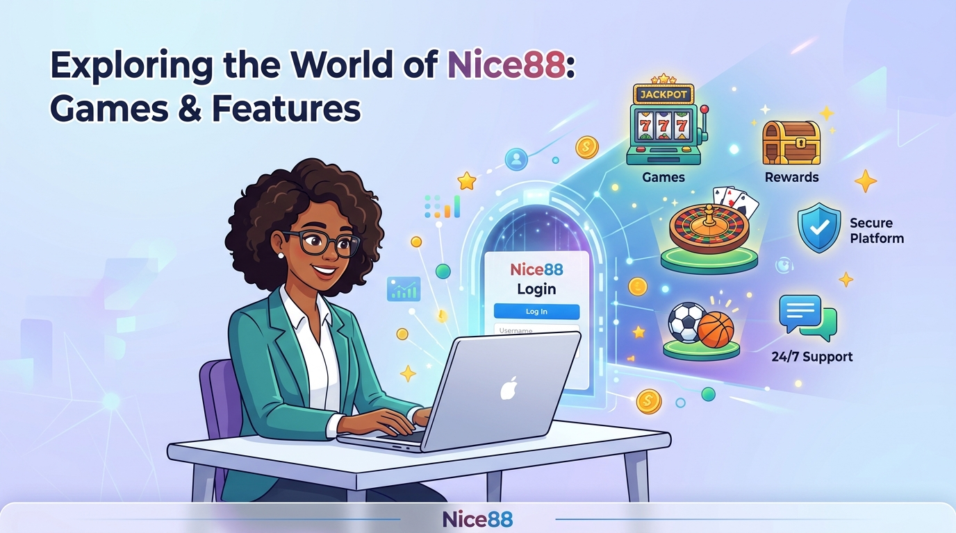 Nice88 login opens up a world of games
