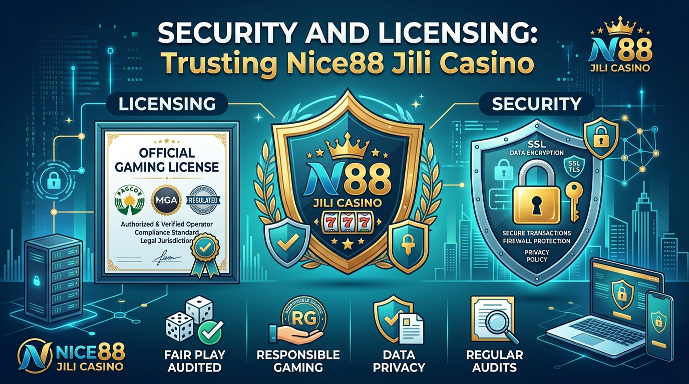 Security and Licensing: Trusting Nice88 Jili Casino